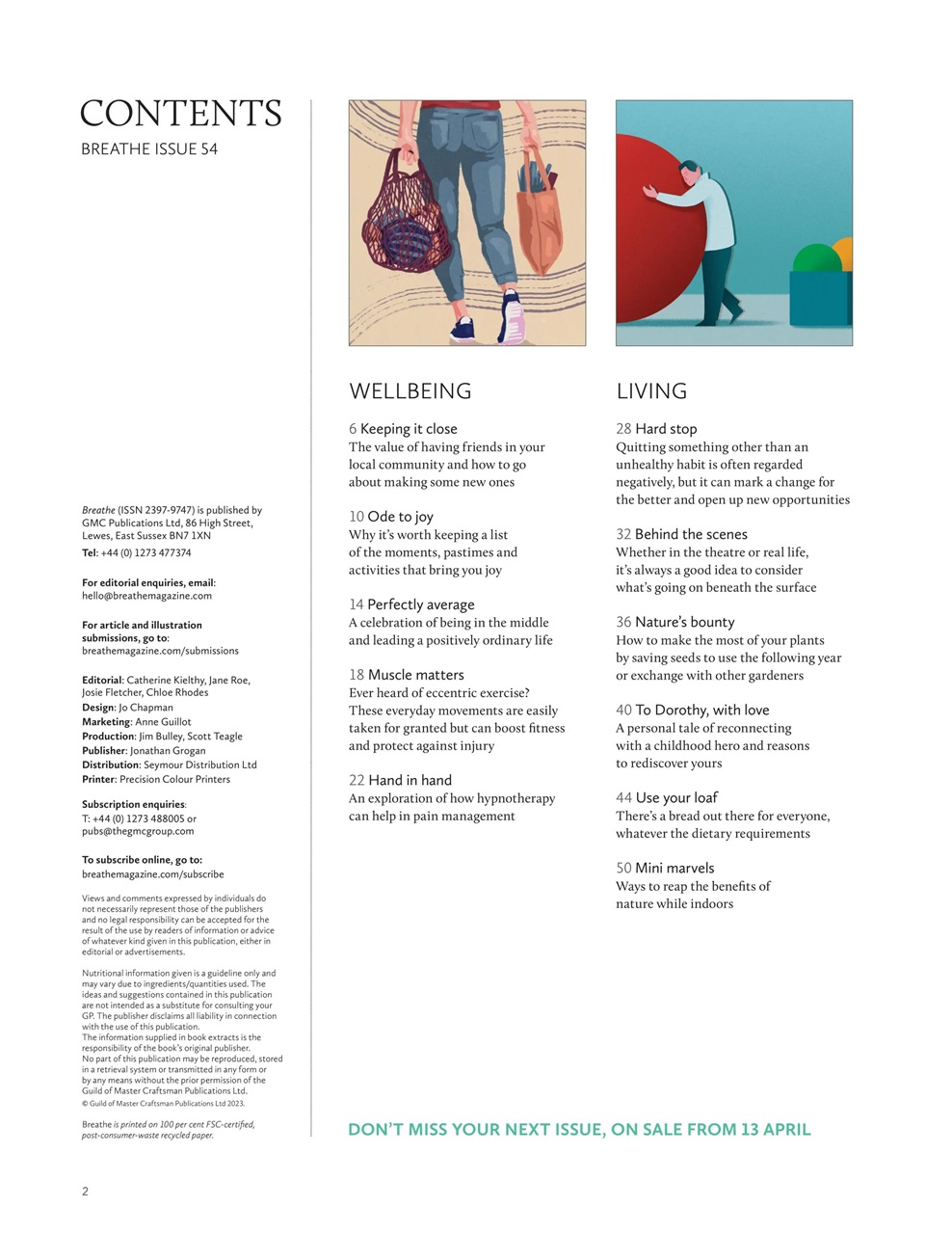 Breathe Preview Pages