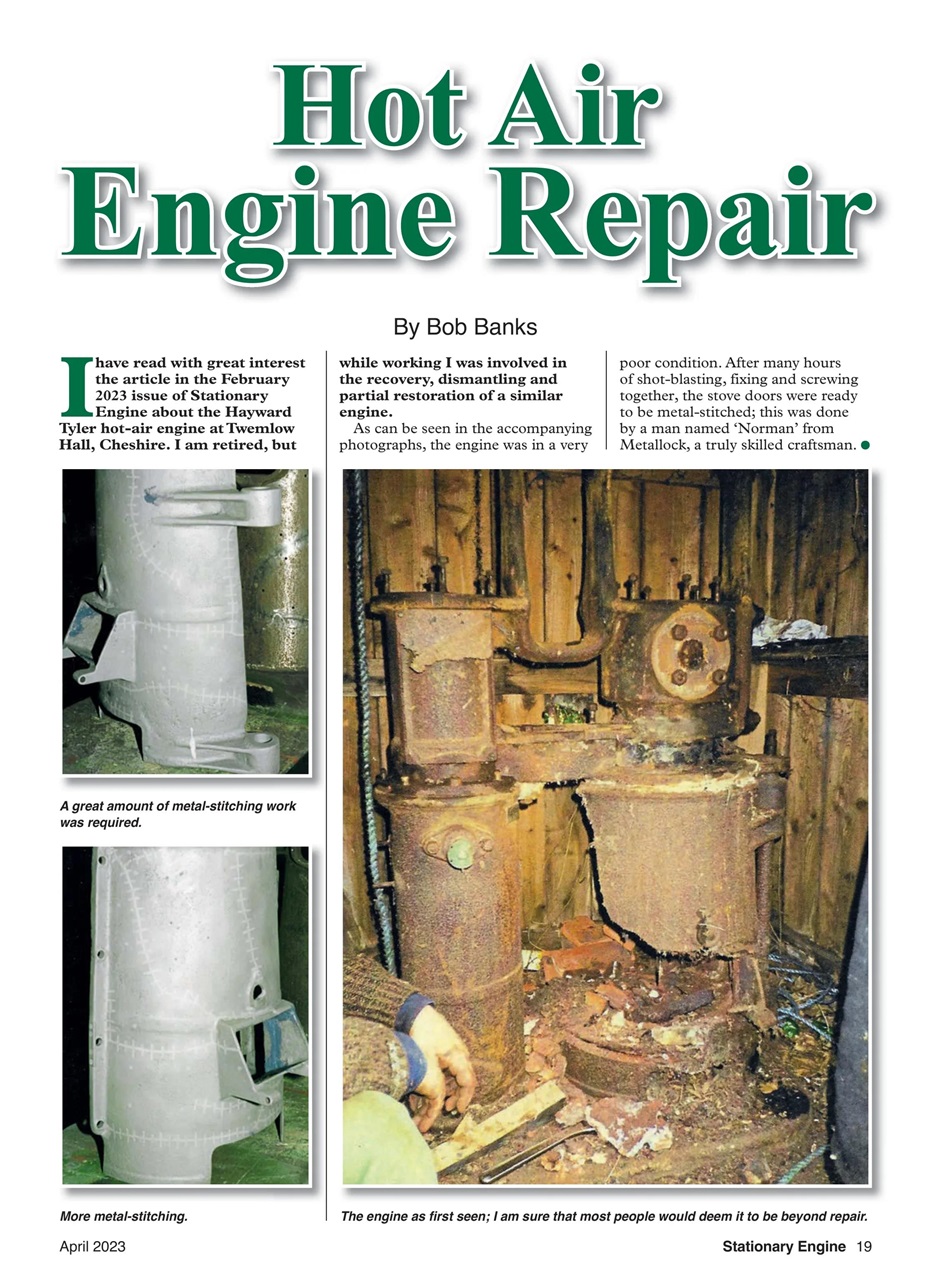 Stationary Engine Preview Pages