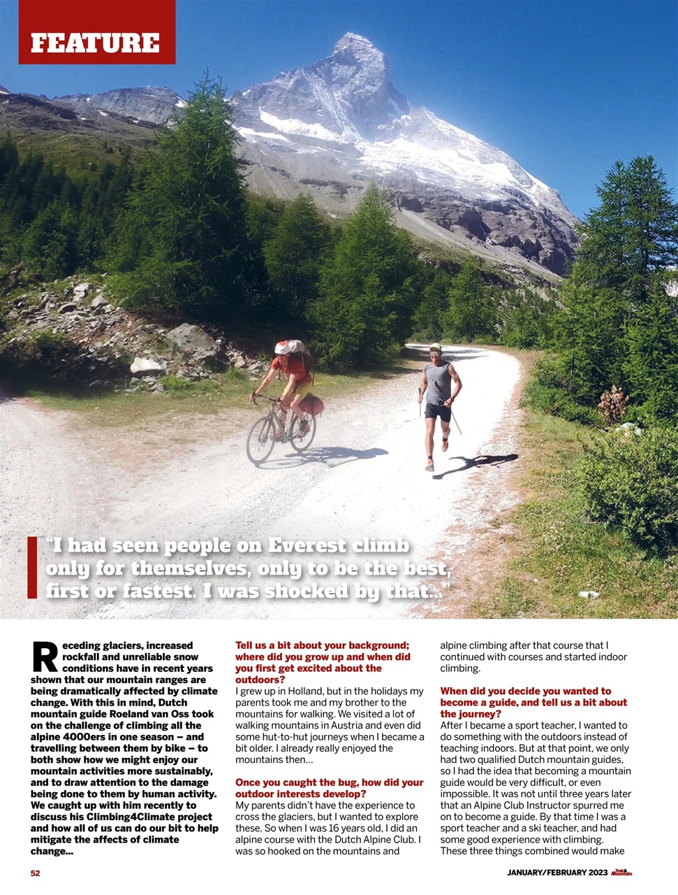 Trek & Mountain Magazine Preview Pages