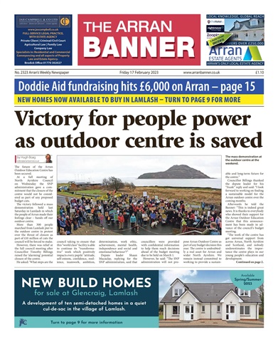 Arran Banner issue 17-Feb-2023