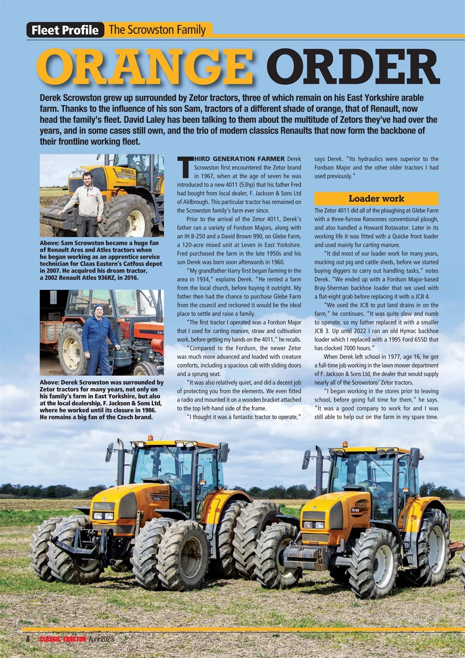 Classic Tractor Preview Pages