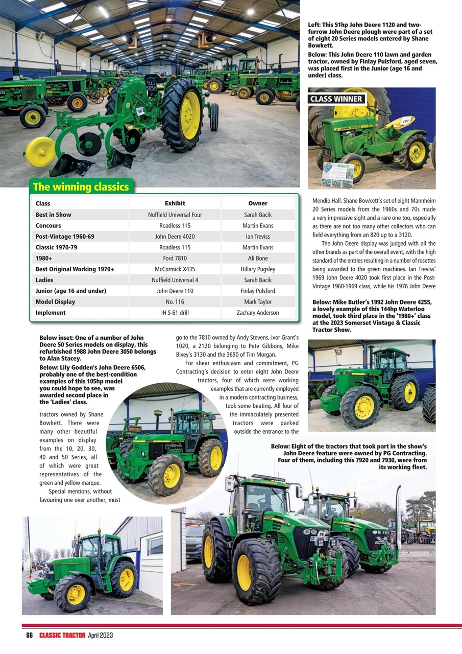 Classic Tractor Preview Pages