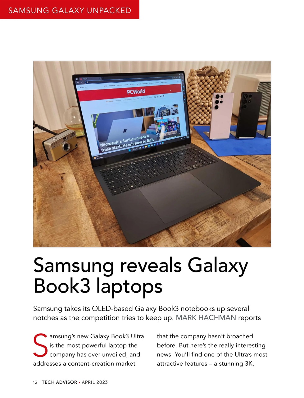 Tech Advisor Preview Pages