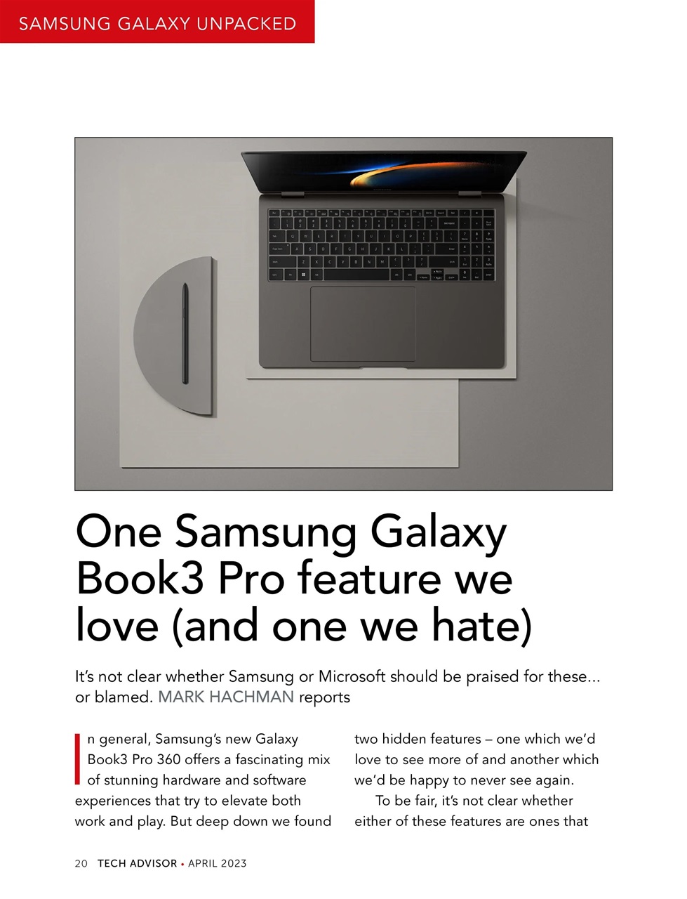 Tech Advisor Preview Pages