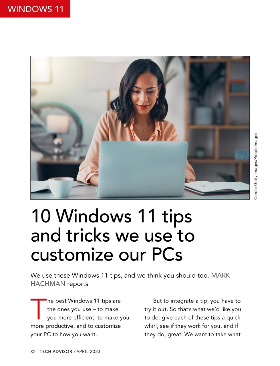Tech Advisor Preview Pages