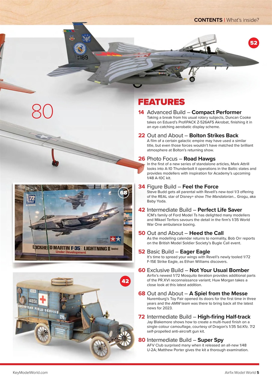 Airfix Model World Preview Pages