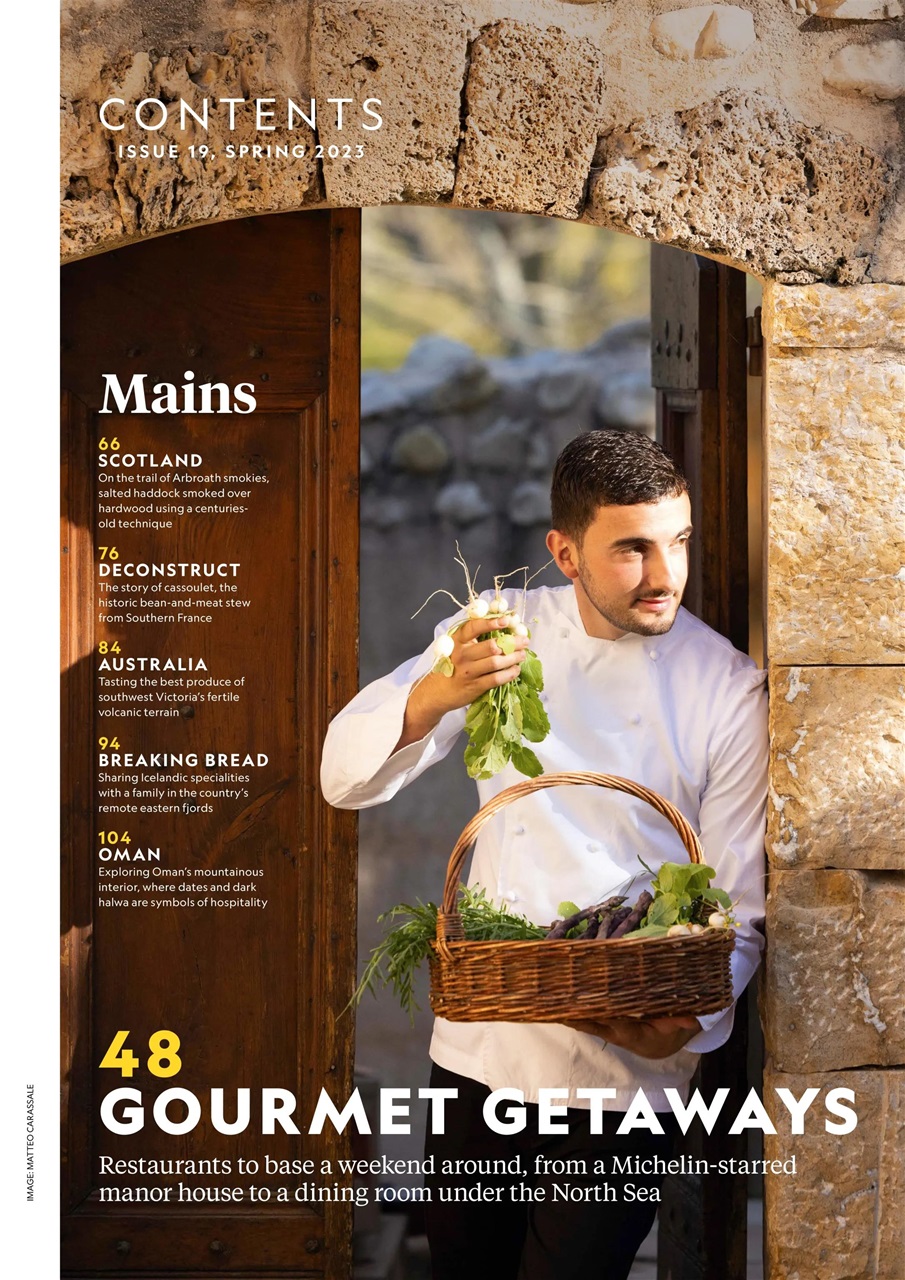 National Geographic Traveller Food Preview Pages