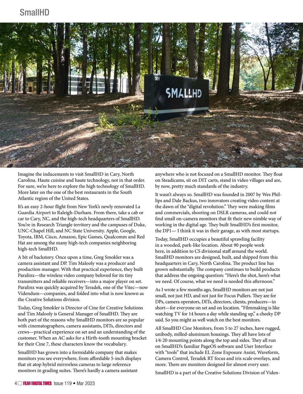 Film and Digital Times Preview Pages