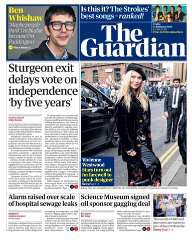 The Guardian Newspaper issue Friday, February 17, 2023