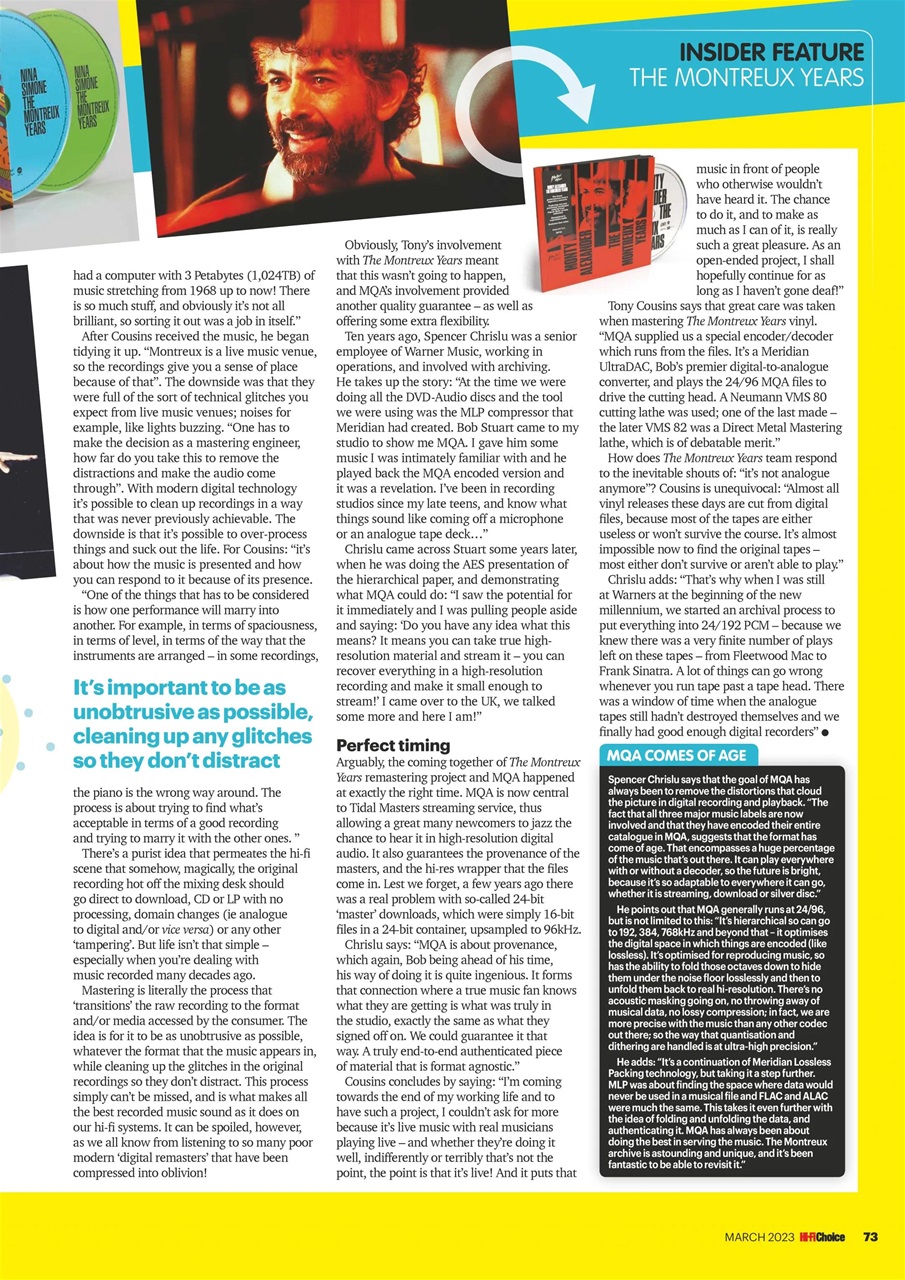 Hi-Fi Choice Preview Pages