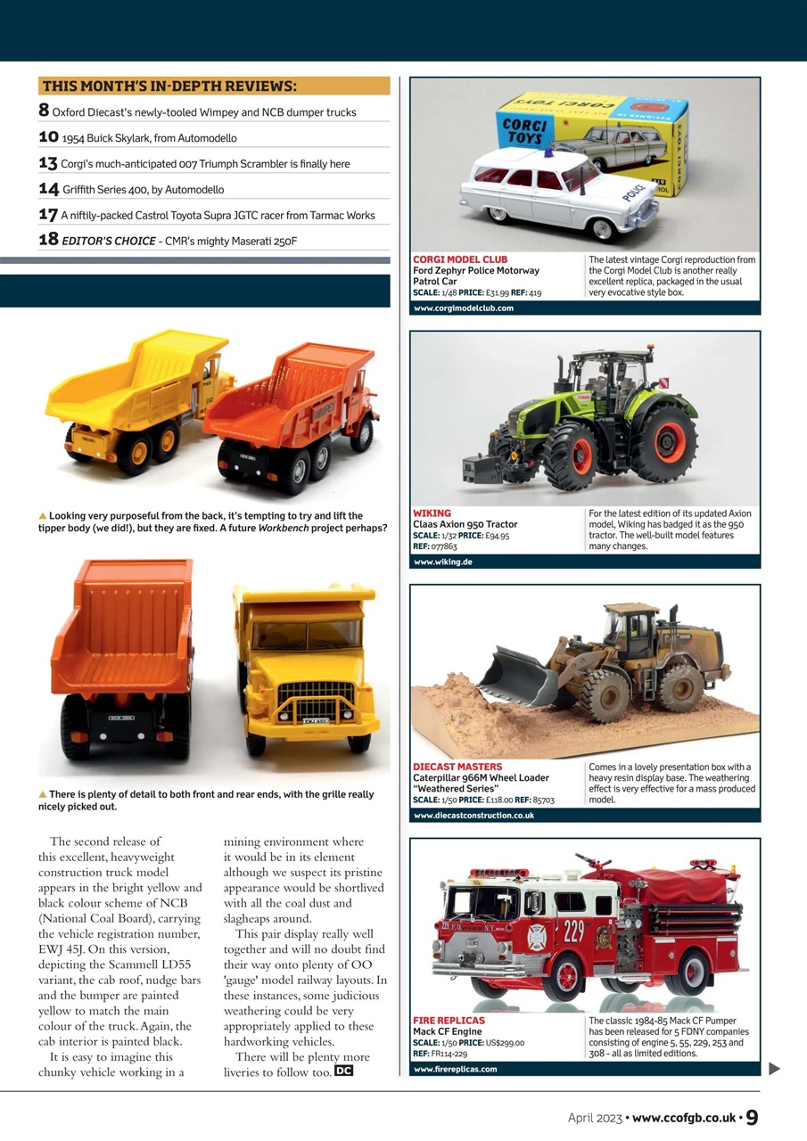 Diecast Collector Preview Pages