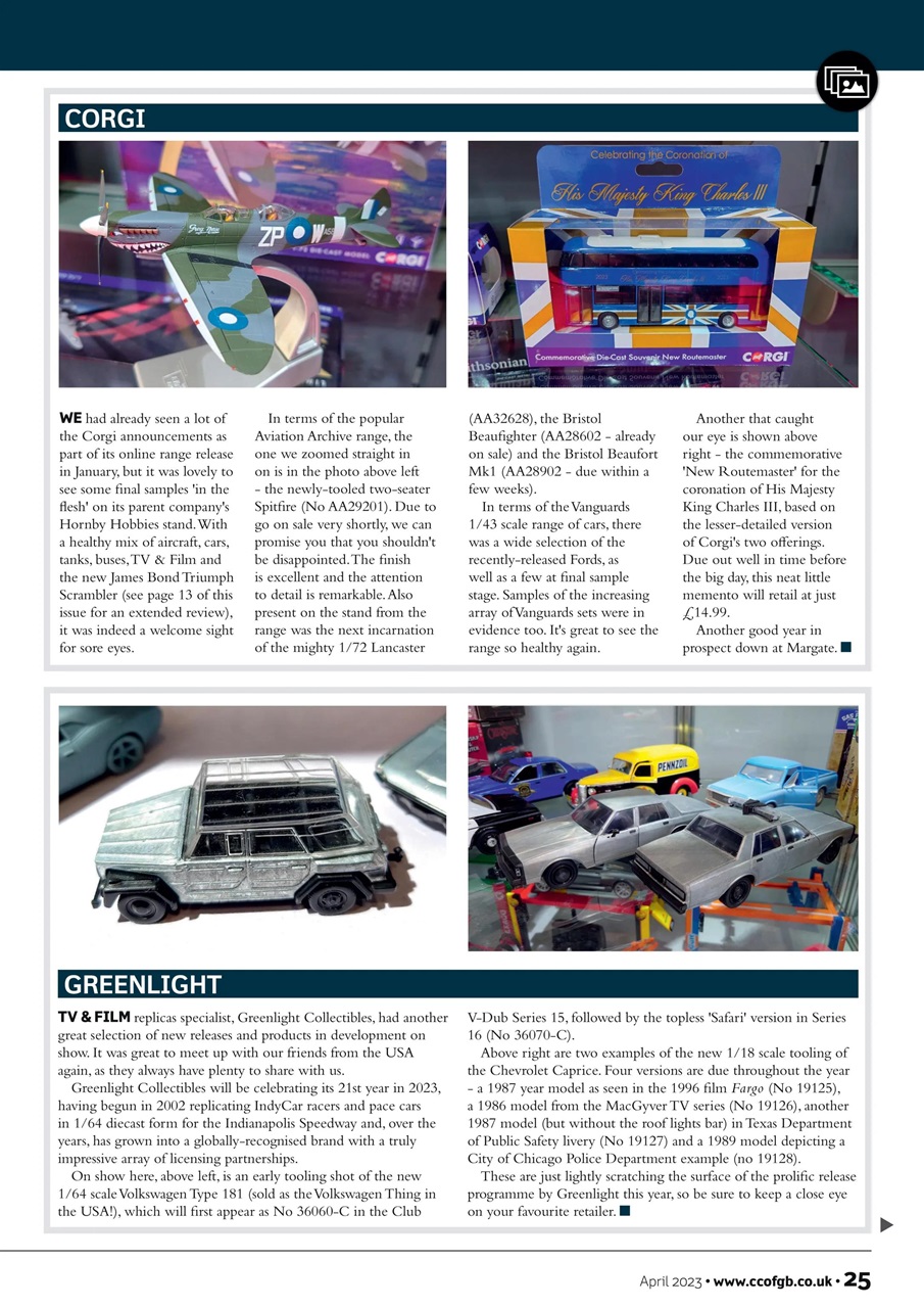 Diecast Collector Preview Pages