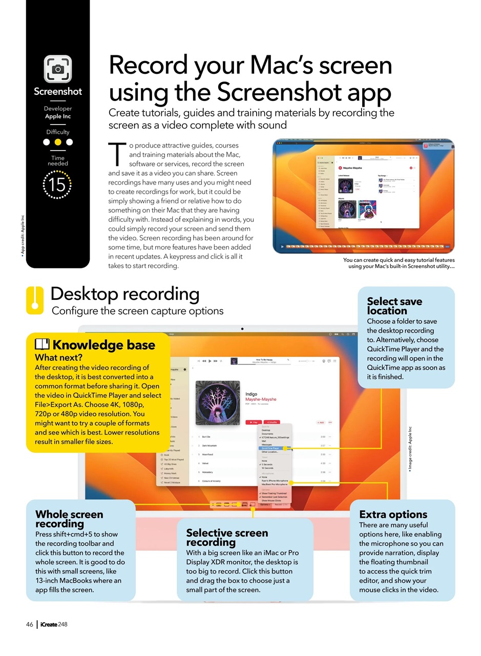 iCreate Preview Pages