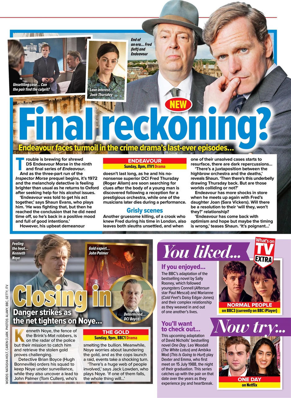 What's on TV Preview Pages