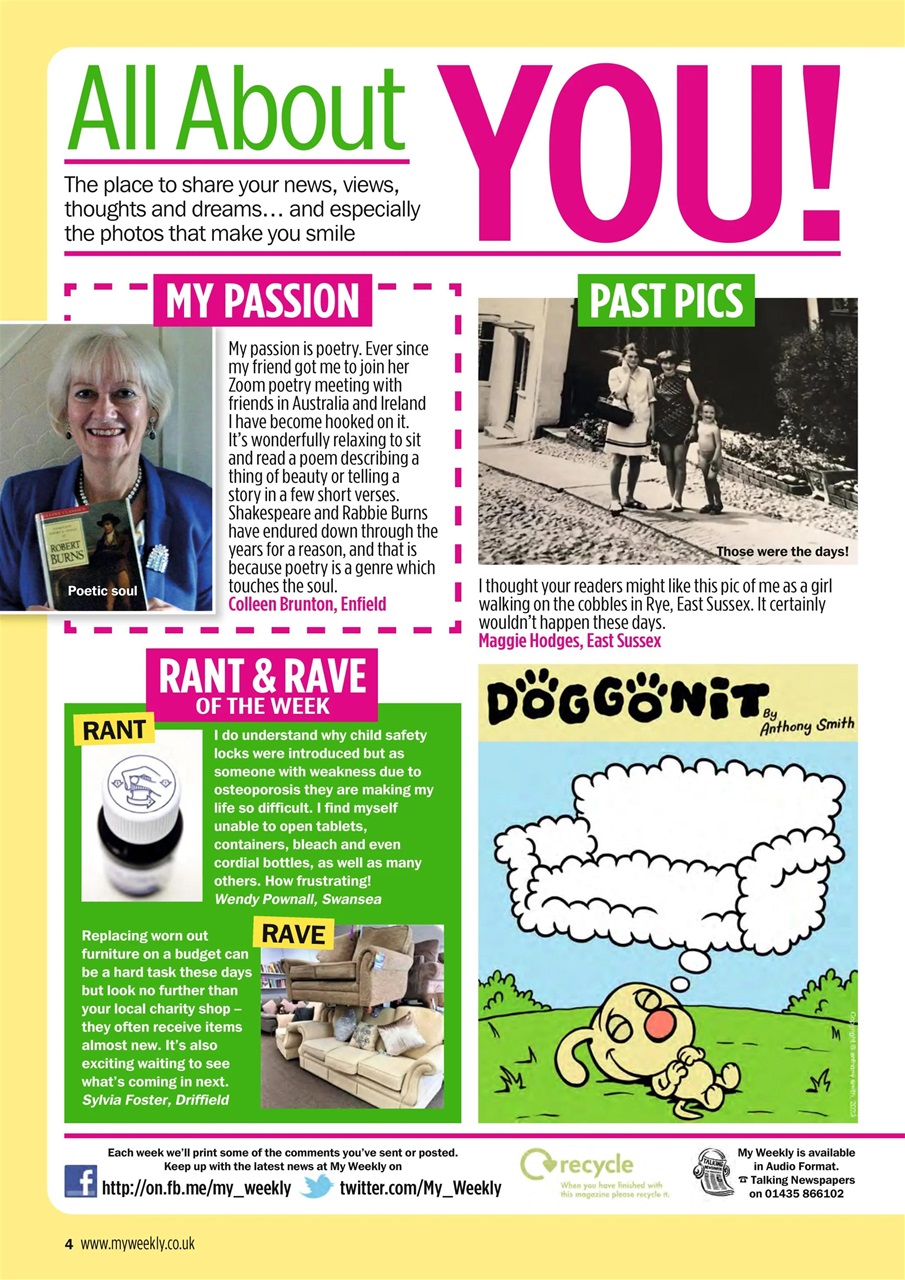 My Weekly Preview Pages