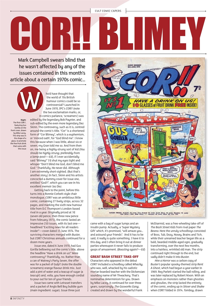 Infinity Magazine Preview Pages