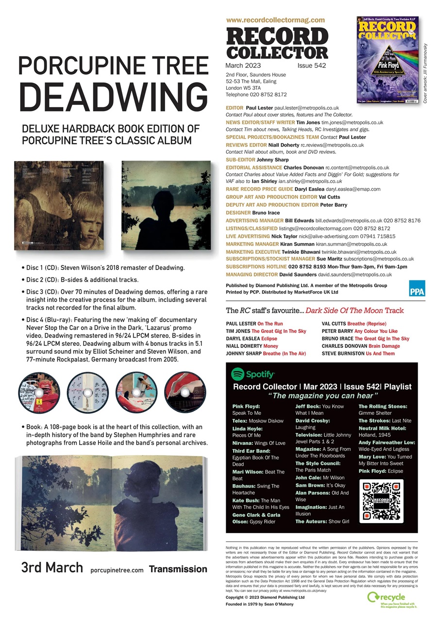 Record Collector Preview Pages