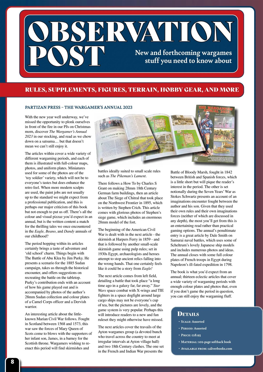 Wargames Illustrated Preview Pages