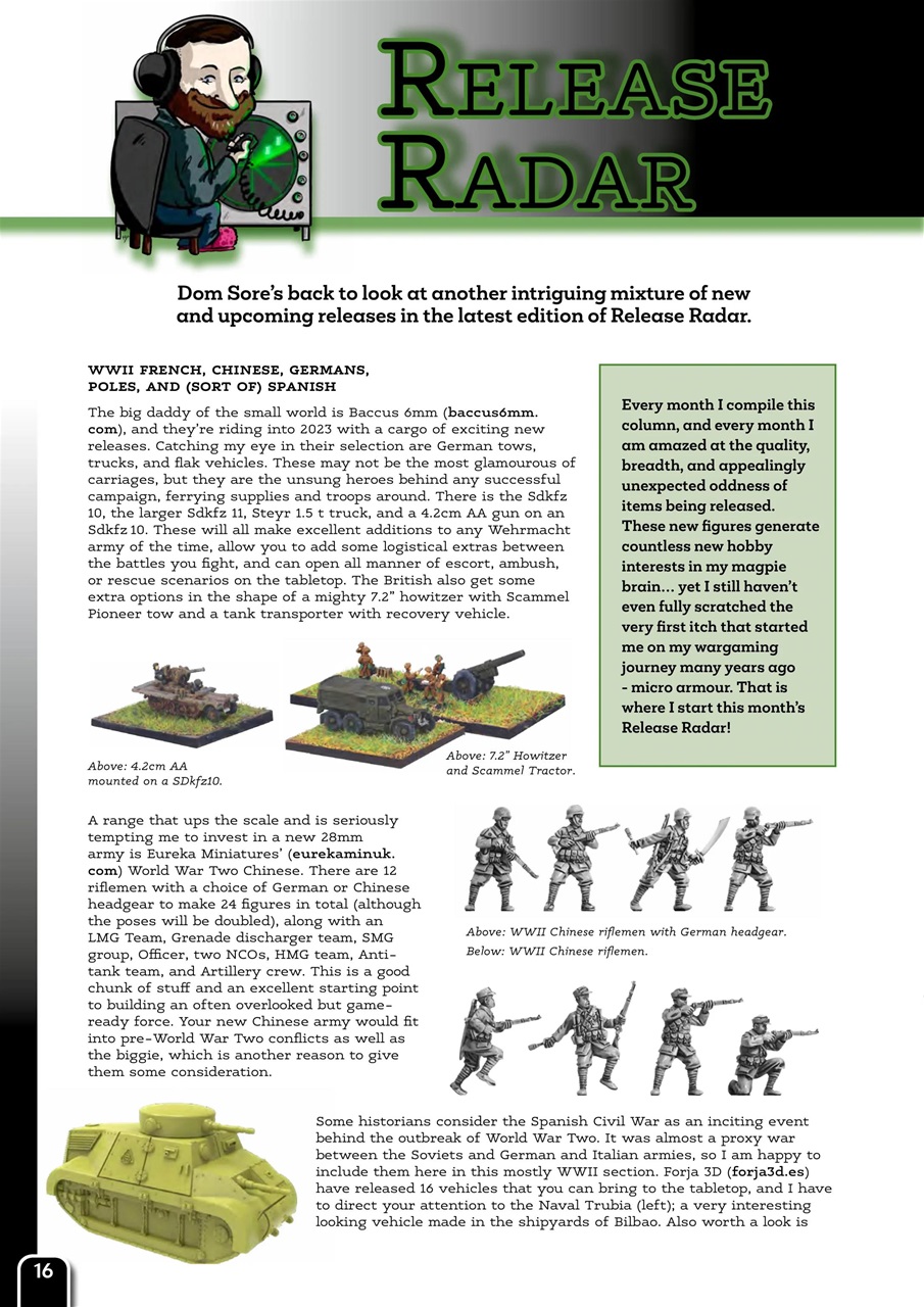 Wargames Illustrated Preview Pages