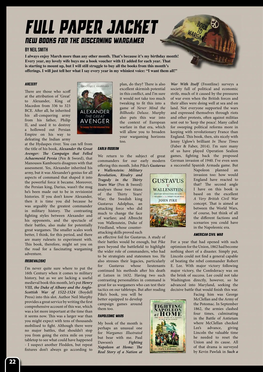 Wargames Illustrated Preview Pages