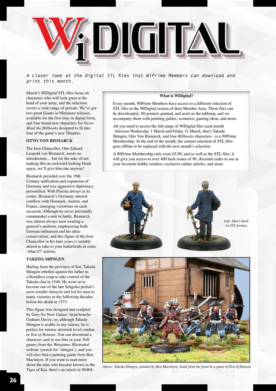 Wargames Illustrated Preview Pages