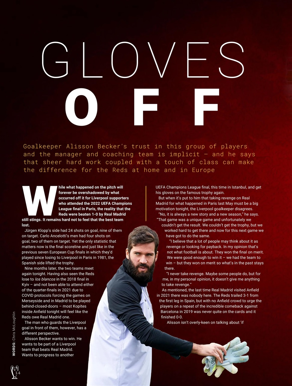 Liverpool FC Programmes Preview Pages