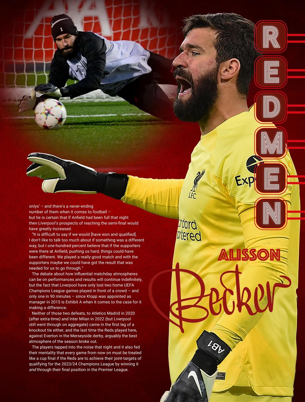 Liverpool FC Programmes Preview Pages