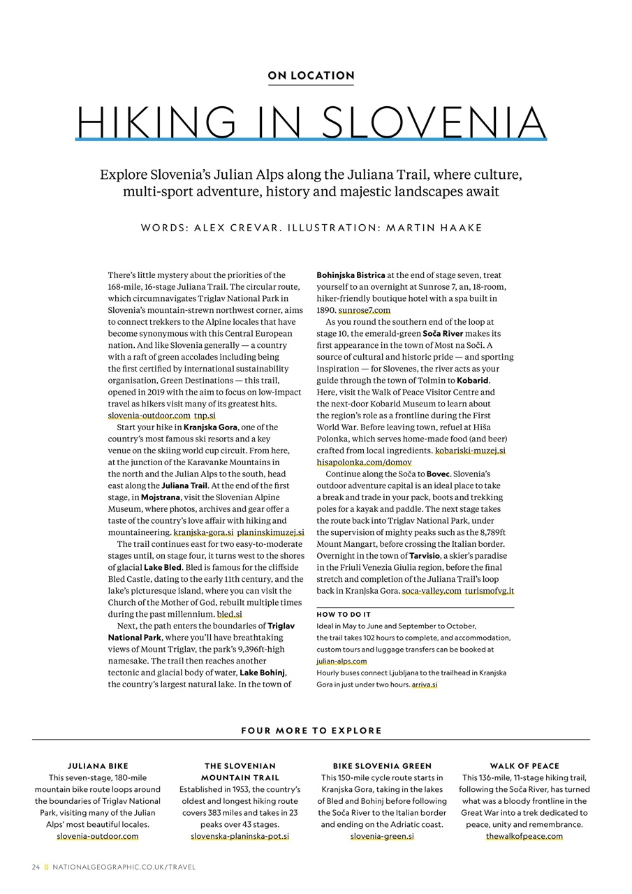 National Geographic Traveller UK Preview Pages