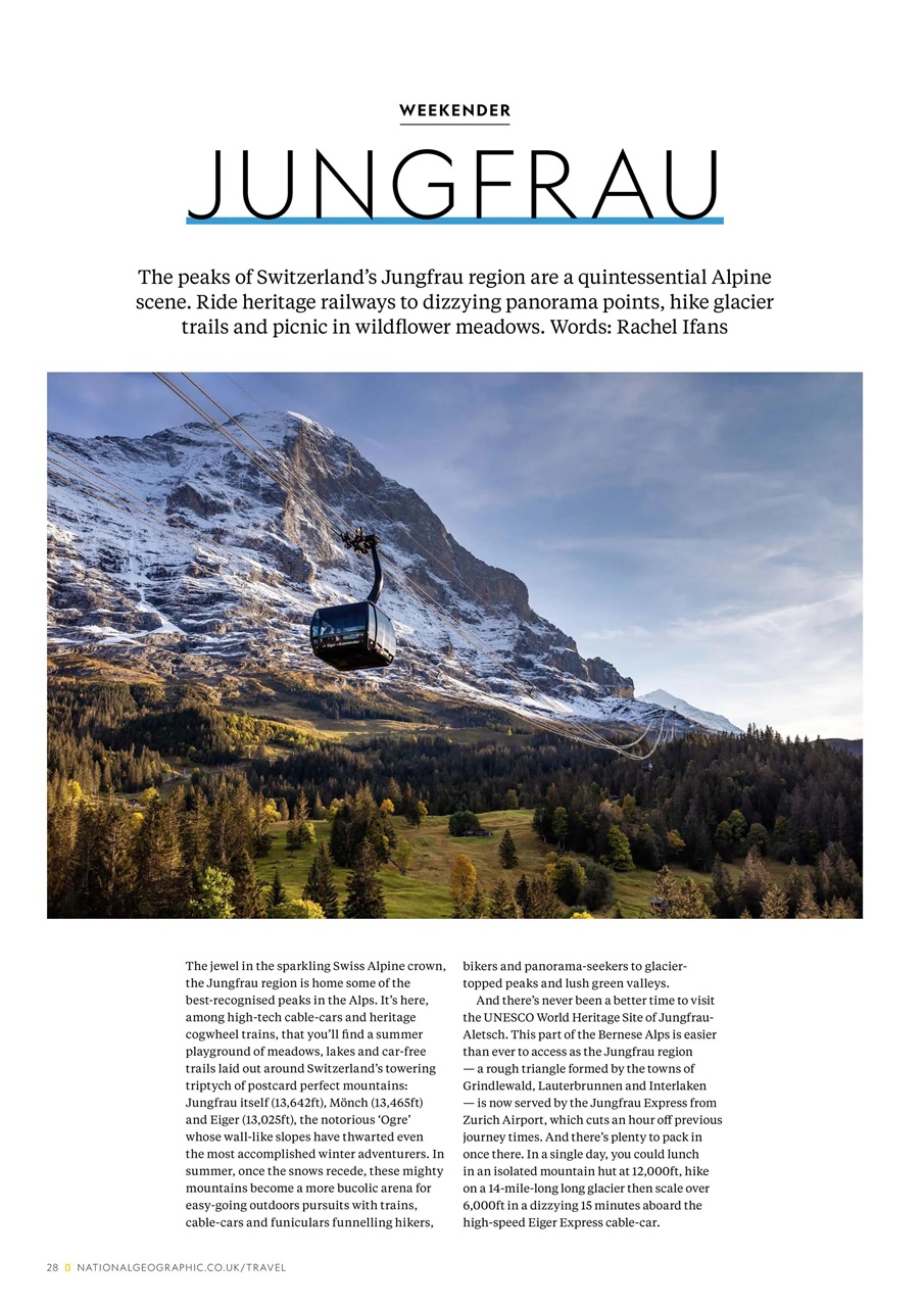 National Geographic Traveller UK Preview Pages