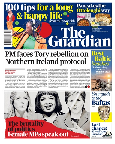 The Guardian Newspaper issue Saturday, February 18, 2023