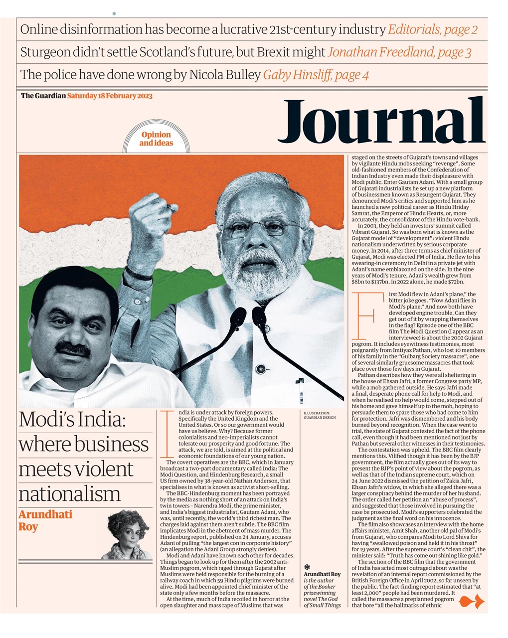 The Guardian Newspaper Preview Pages