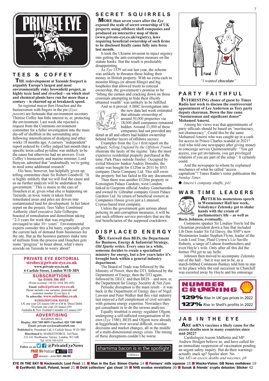 Private Eye Preview Pages