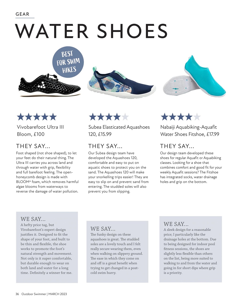 Outdoor Swimmer Preview Pages