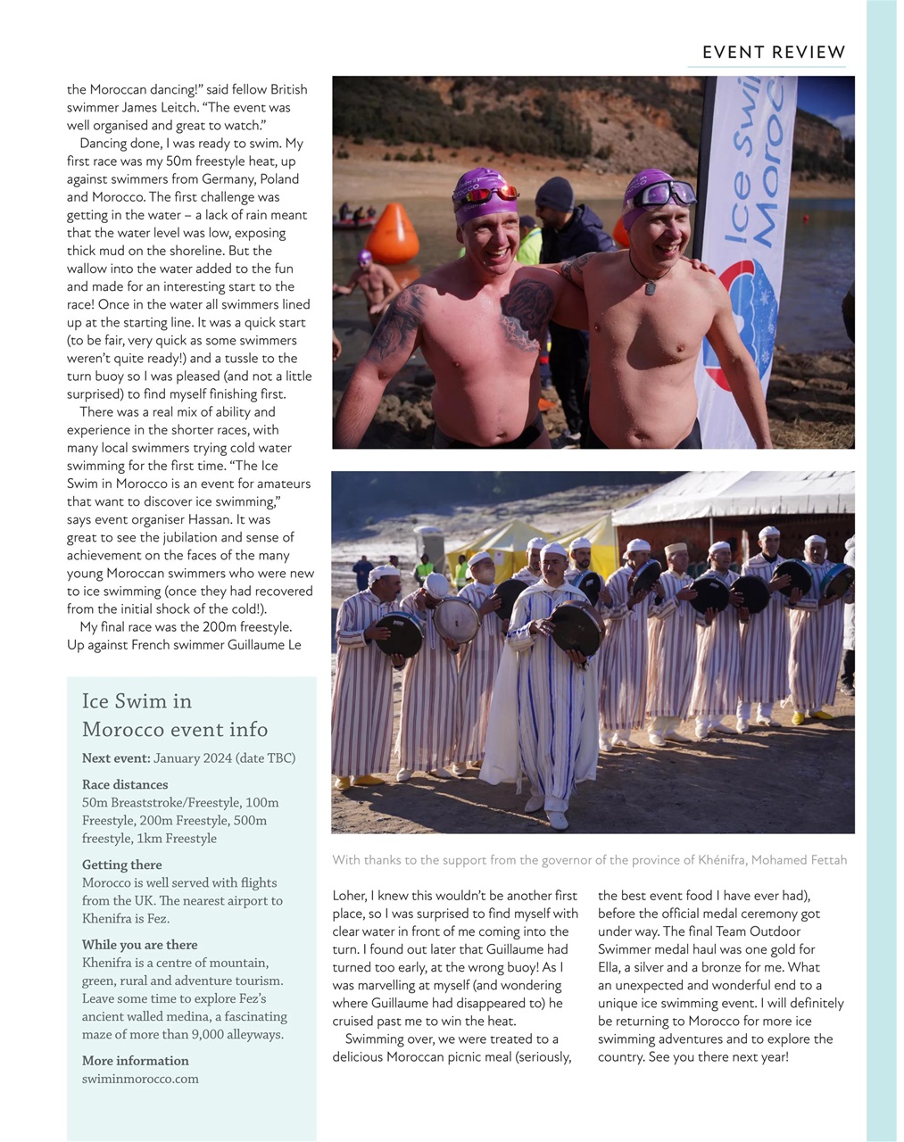 Outdoor Swimmer Preview Pages