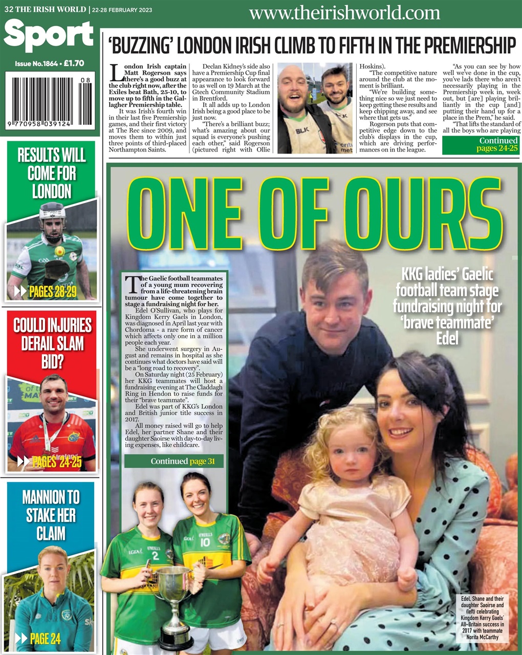 Irish World Preview Pages