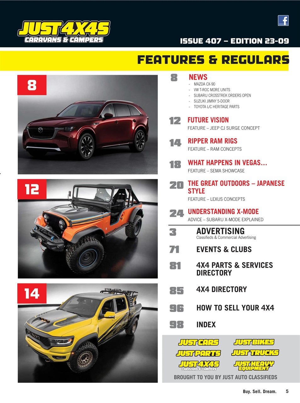 JUST 4X4S Preview Pages