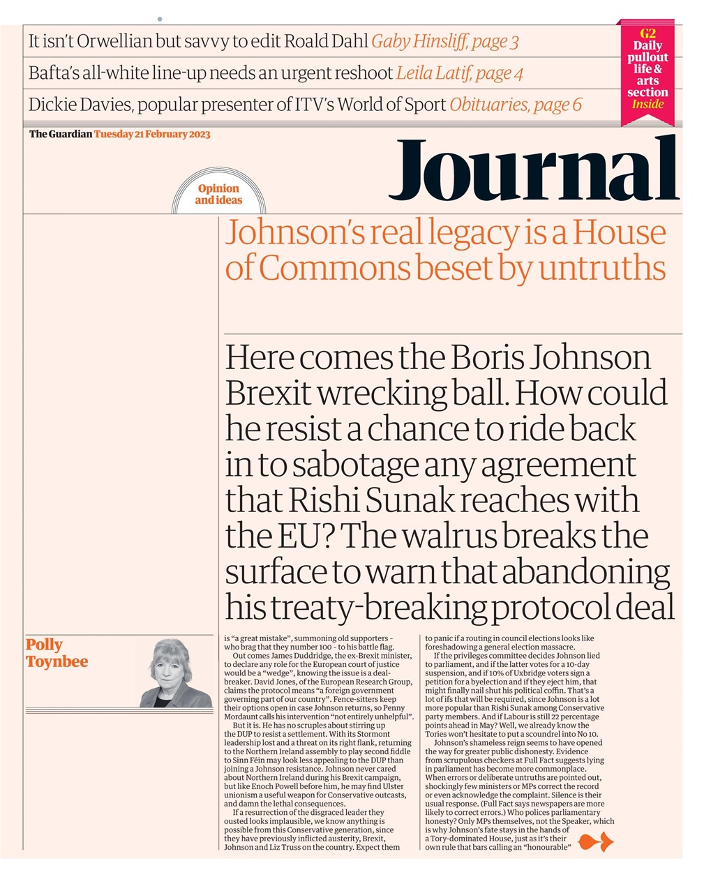 The Guardian Newspaper Preview Pages