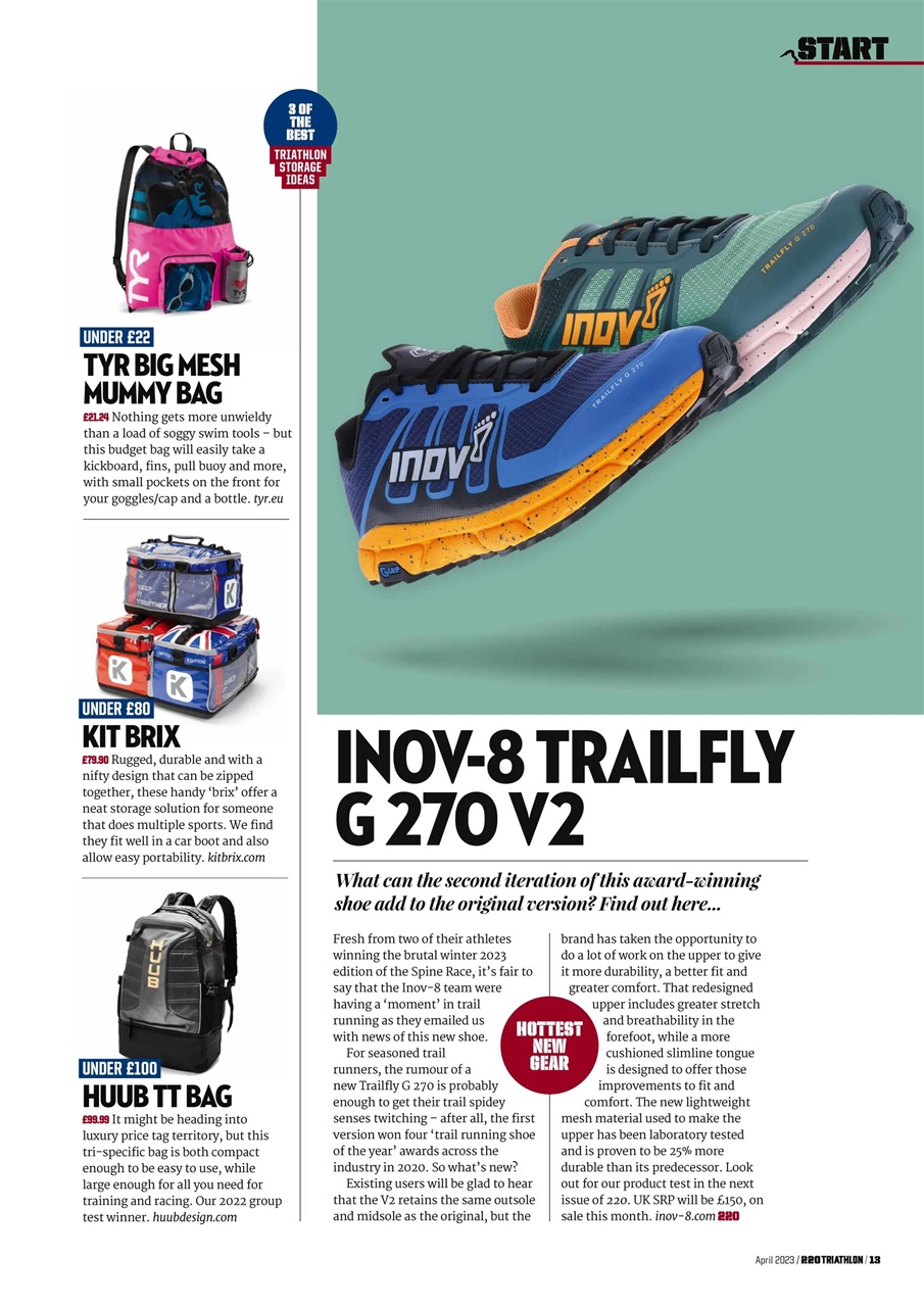 220 Triathlon Magazine Preview Pages