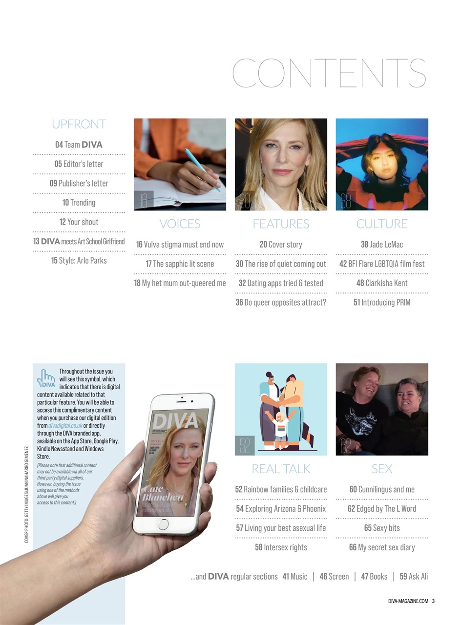 DIVA Magazine Preview Pages