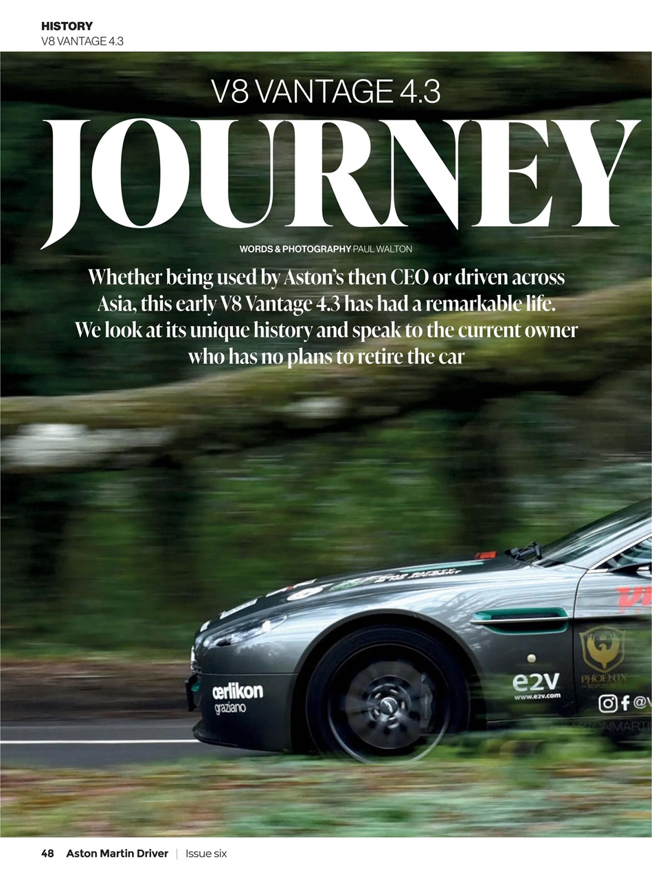 Aston Martin Driver Preview Pages
