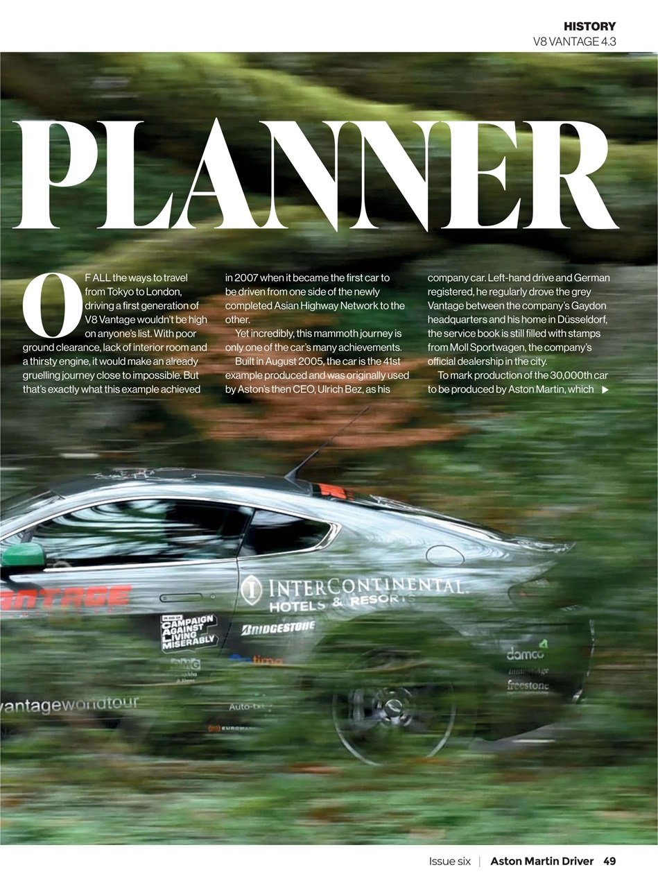 Aston Martin Driver Preview Pages
