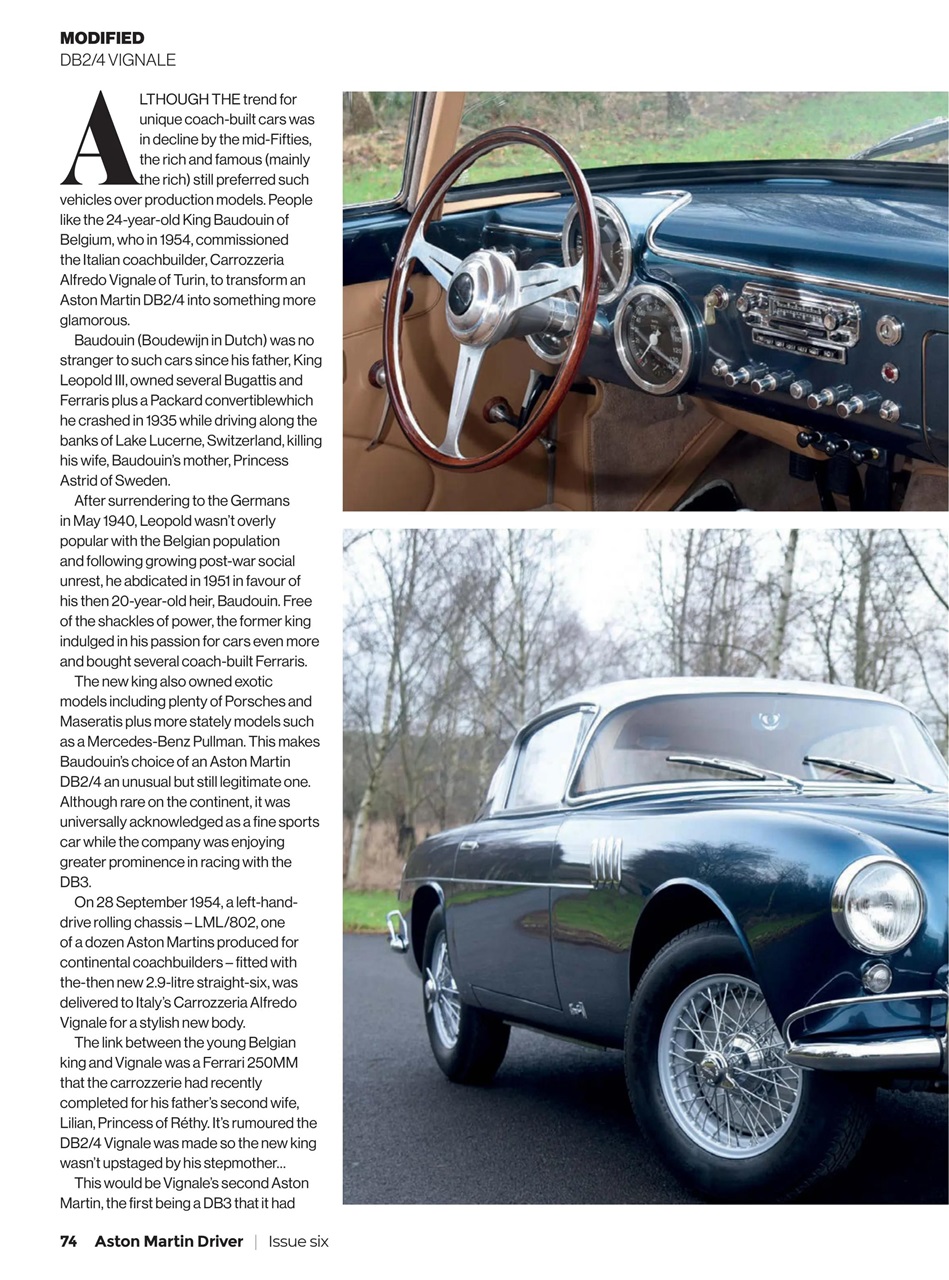 Aston Martin Driver Preview Pages
