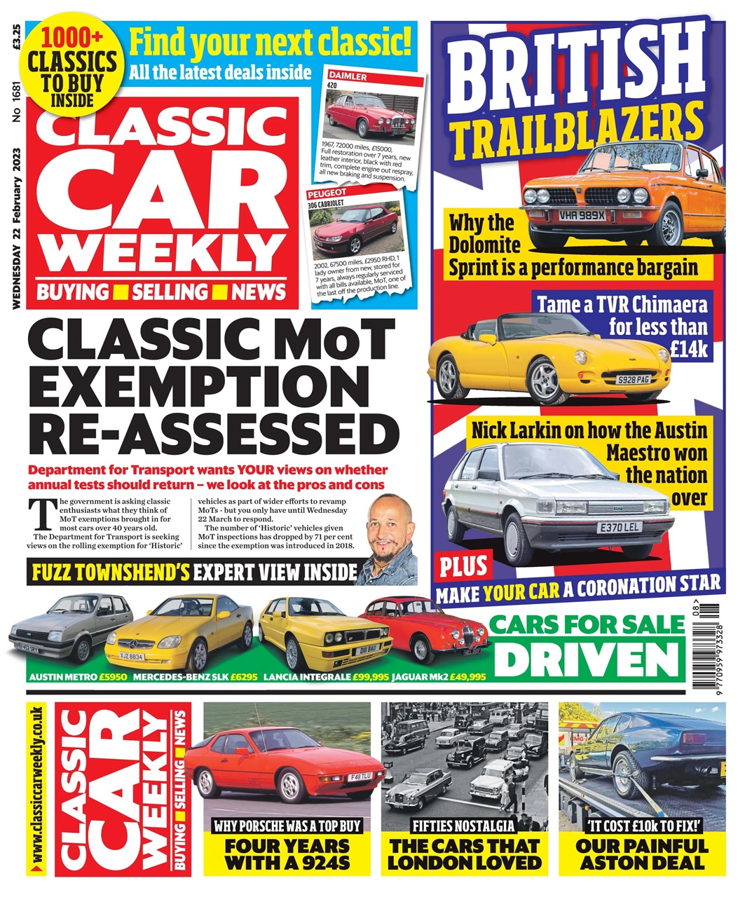 Classic Car Weekly Preview Pages