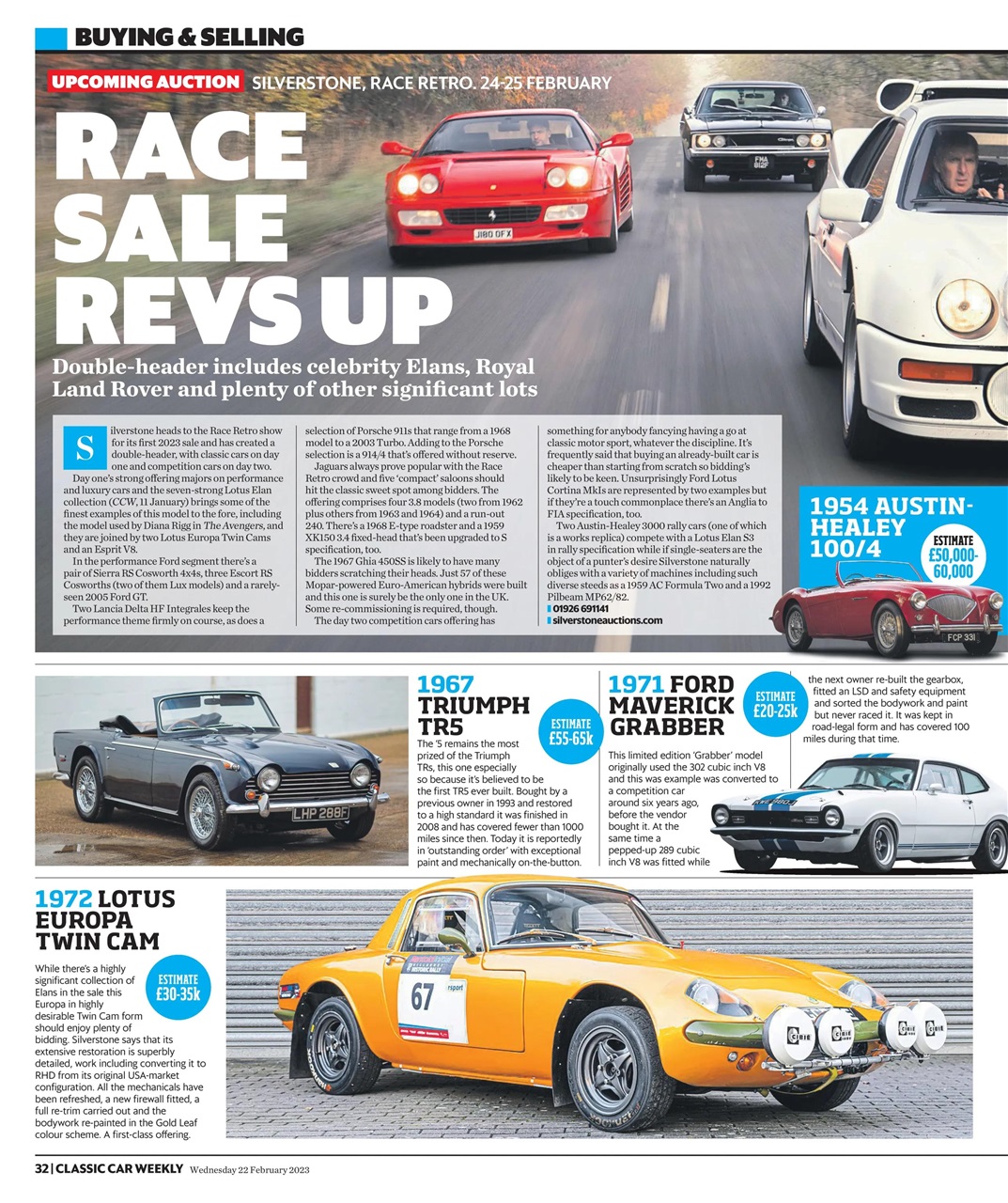 Classic Car Weekly Preview Pages
