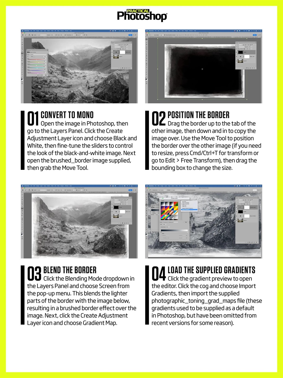 Practical Photoshop Preview Pages