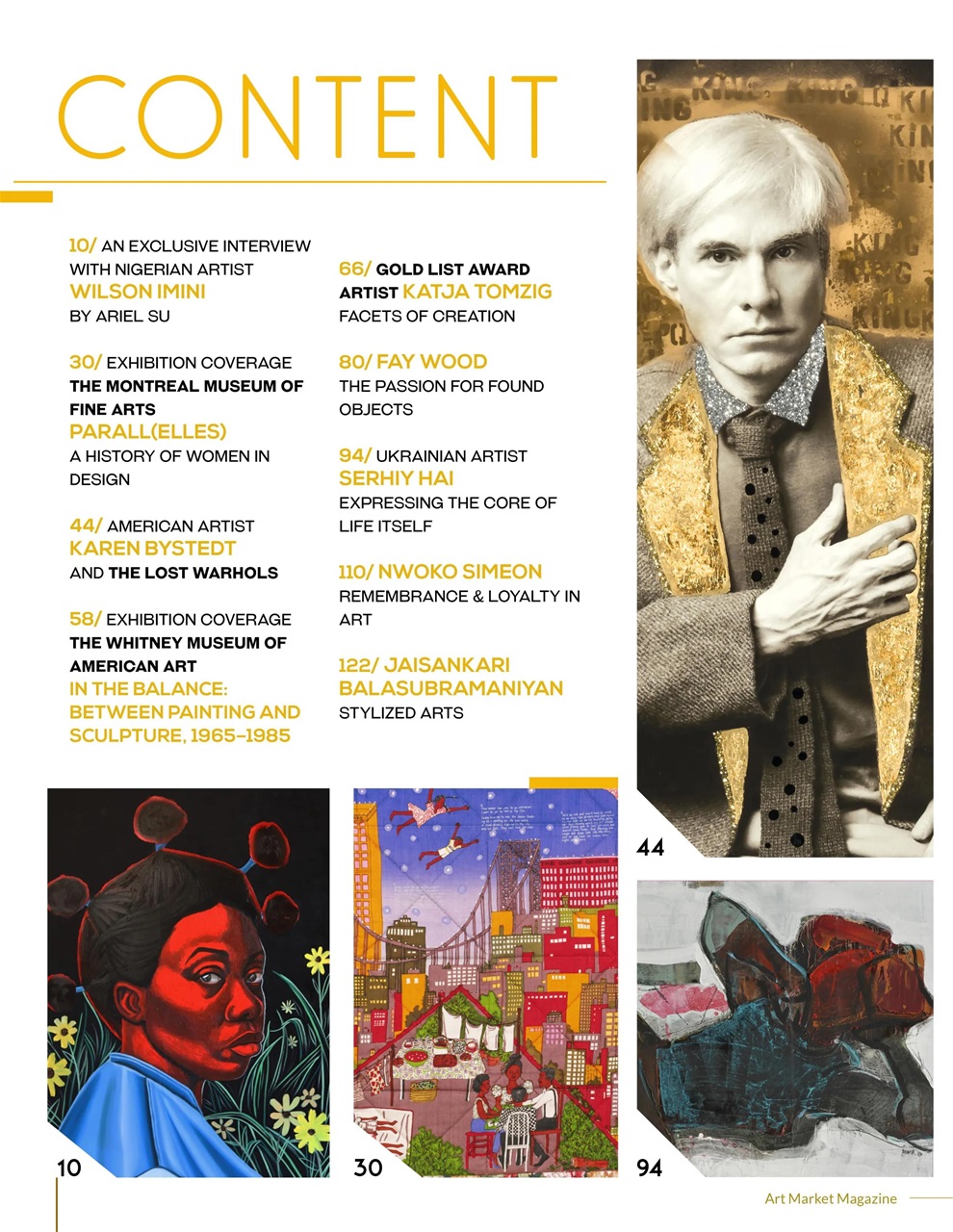 Art Market Magazine Preview Pages