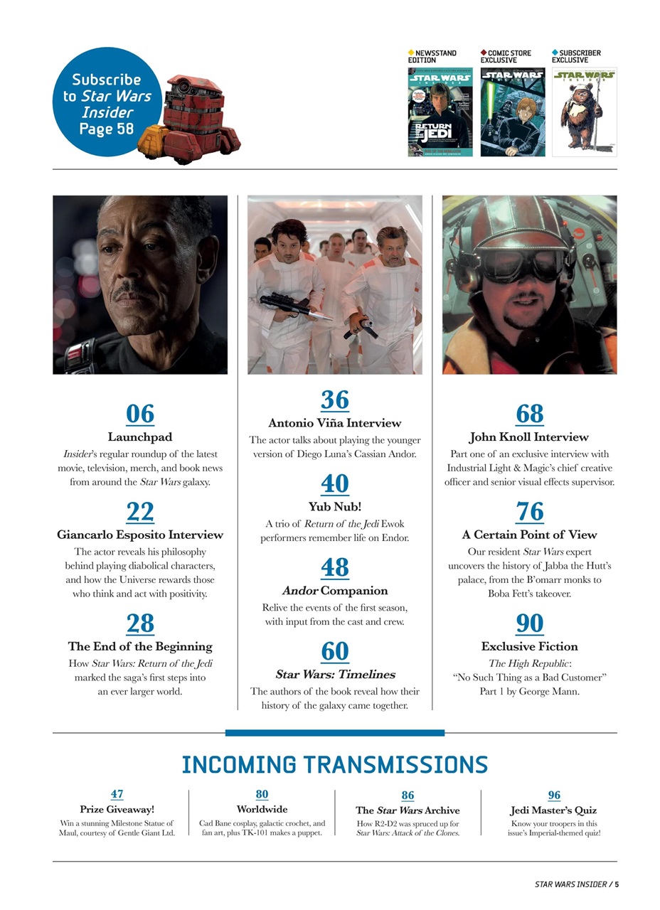 Star Wars Insider Preview Pages