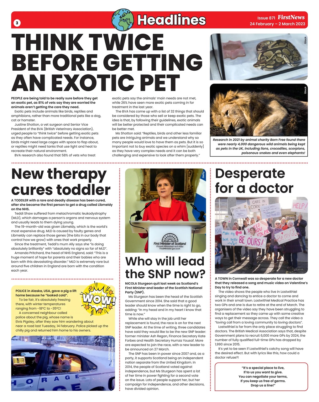 First News Preview Pages