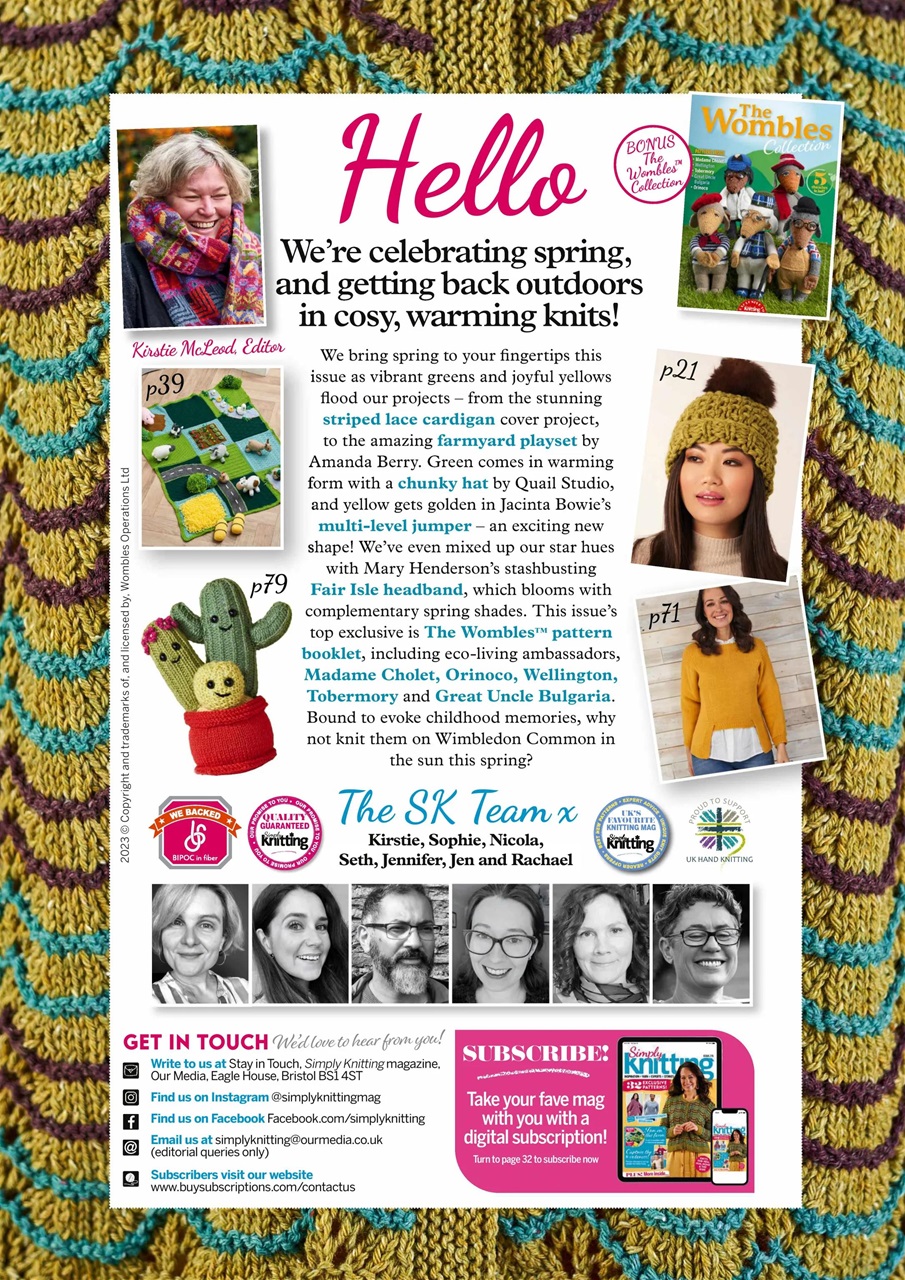 Simply Knitting Preview Pages