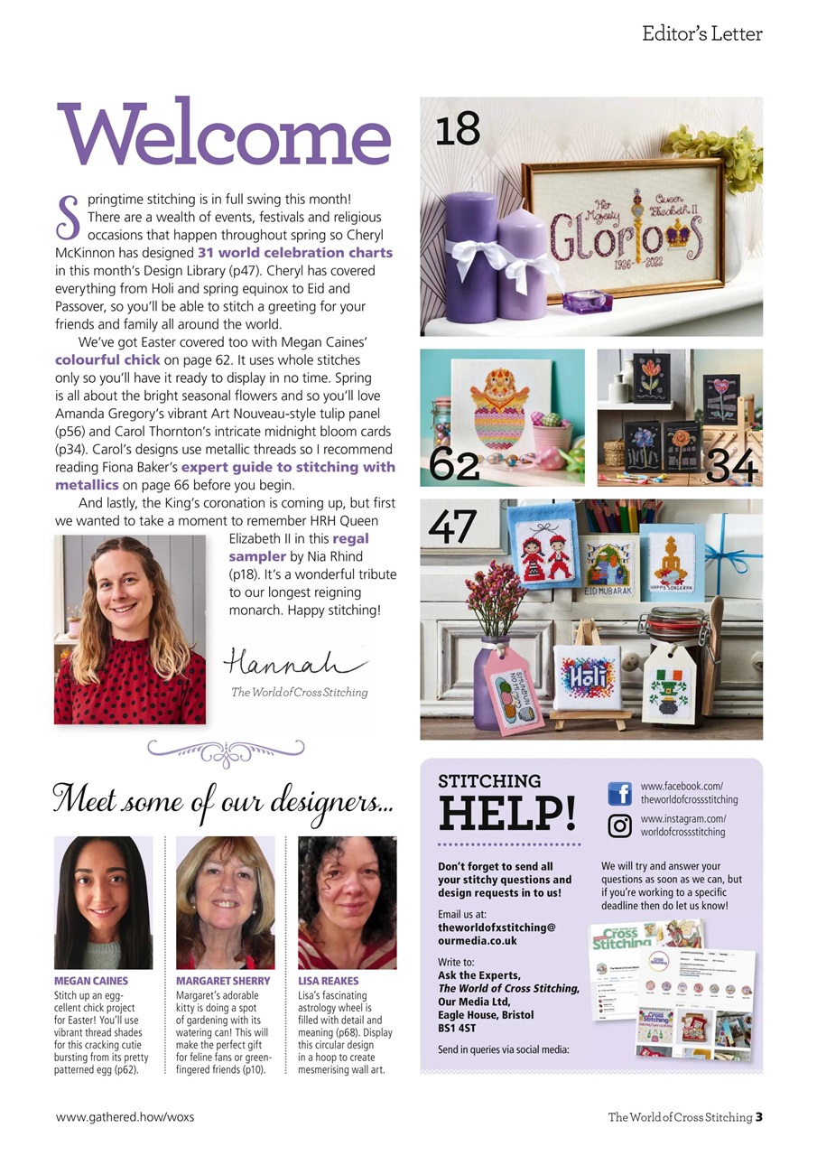The World of Cross Stitching Preview Pages